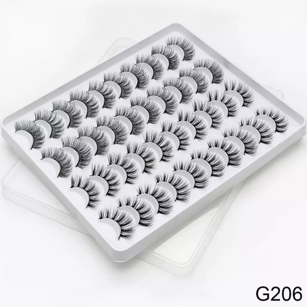 20 pair pack of false eyelashes